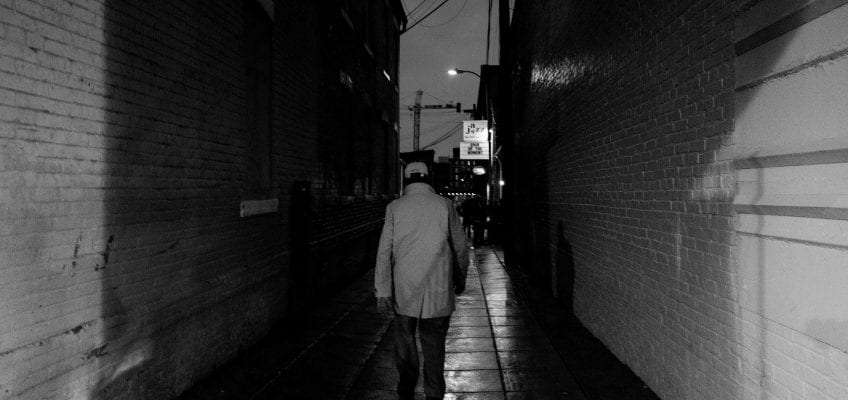 Blues Alley in black and white/Courtesy Mike Maguire on Flickr